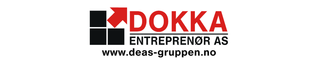 Dokka Entreprenor AS - logo forside-glod